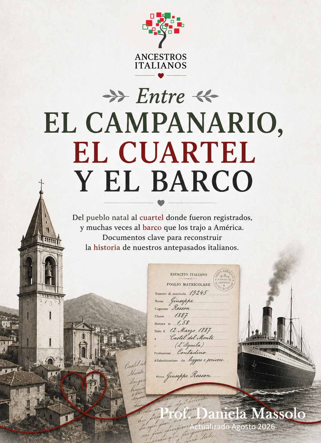 Tapa del ebook Entre el campanario, el cuartel y el barco